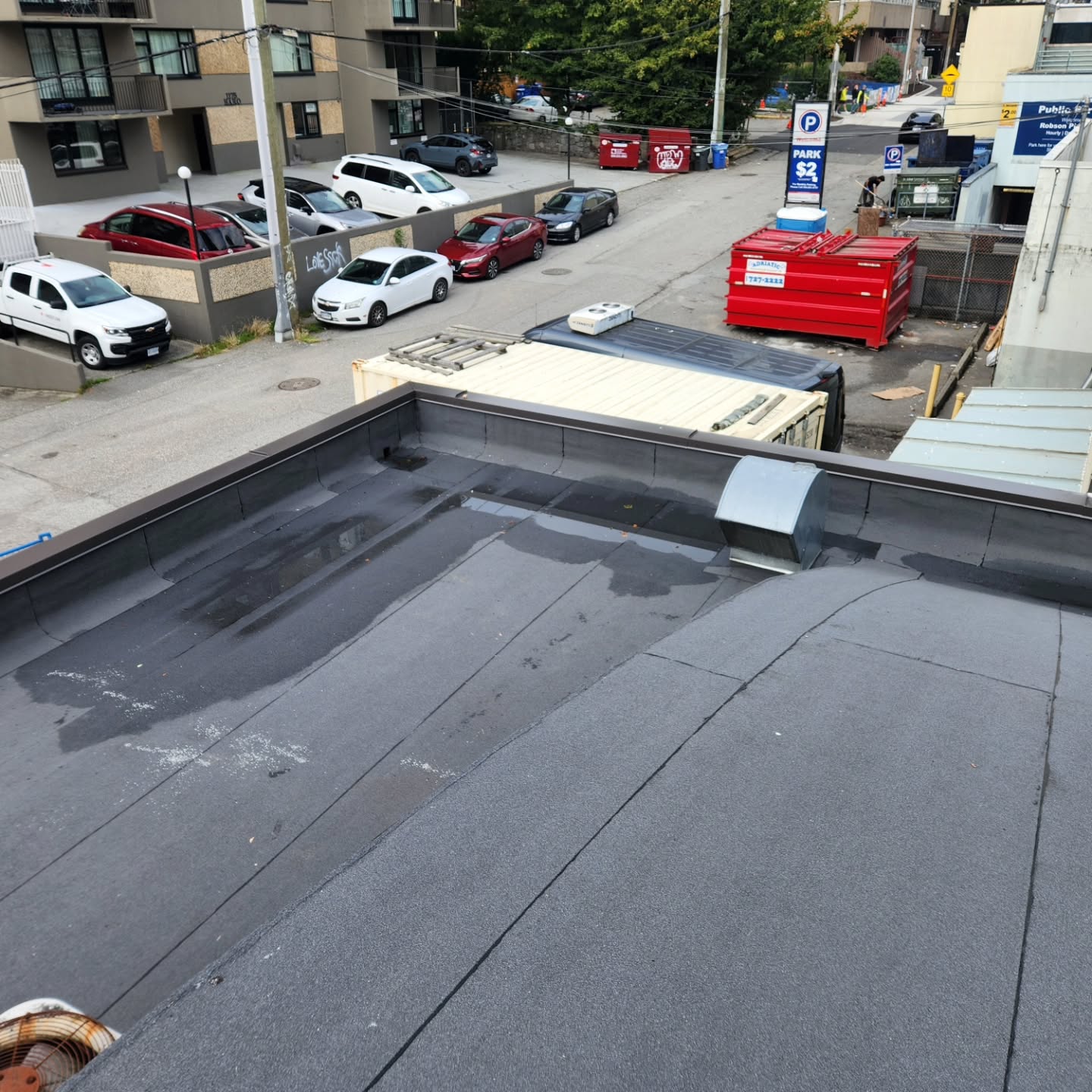 Galvanized drip edge installation in Hope Fraser Valley