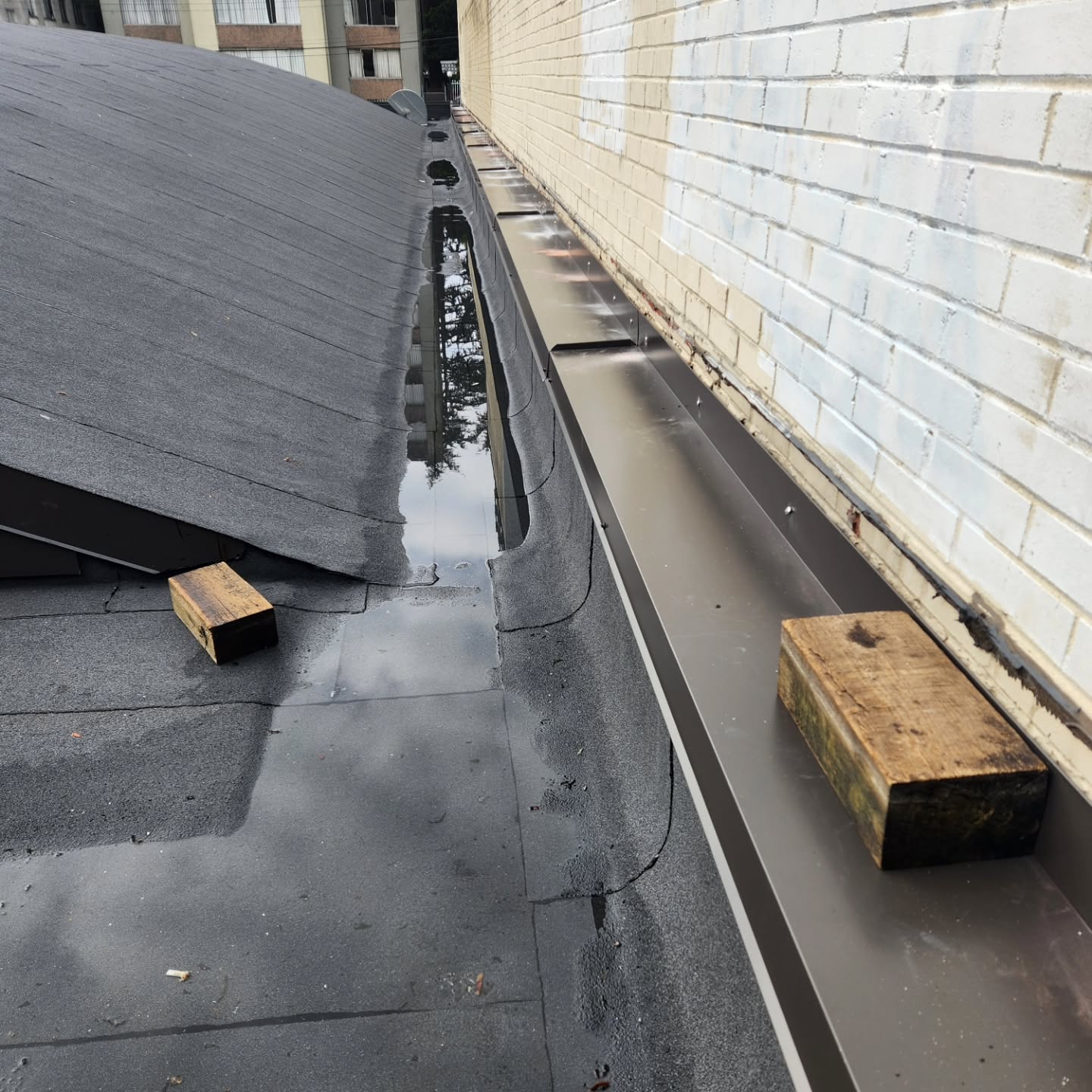 Sheet metal ridge cap fabrication for Hope BC project