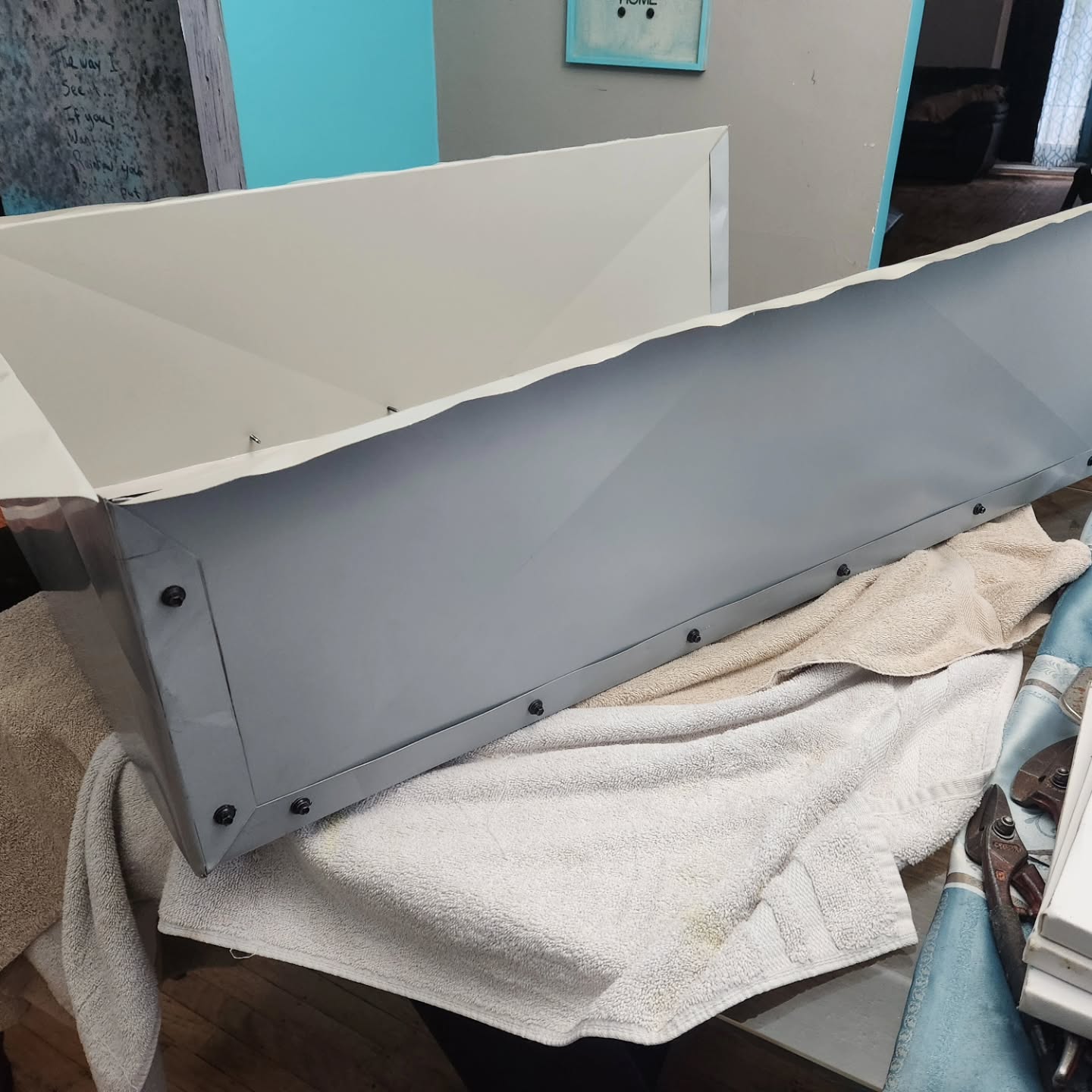 Precision custom flashing for roof to wall intersection in Chilliwack